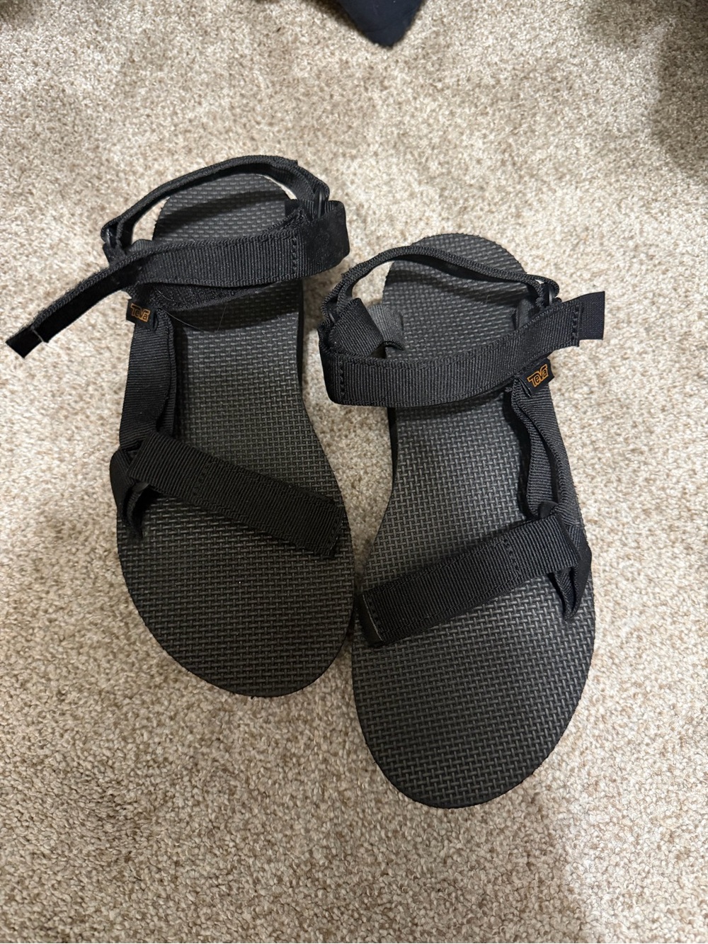 Teva Black Women's Platform Sandals